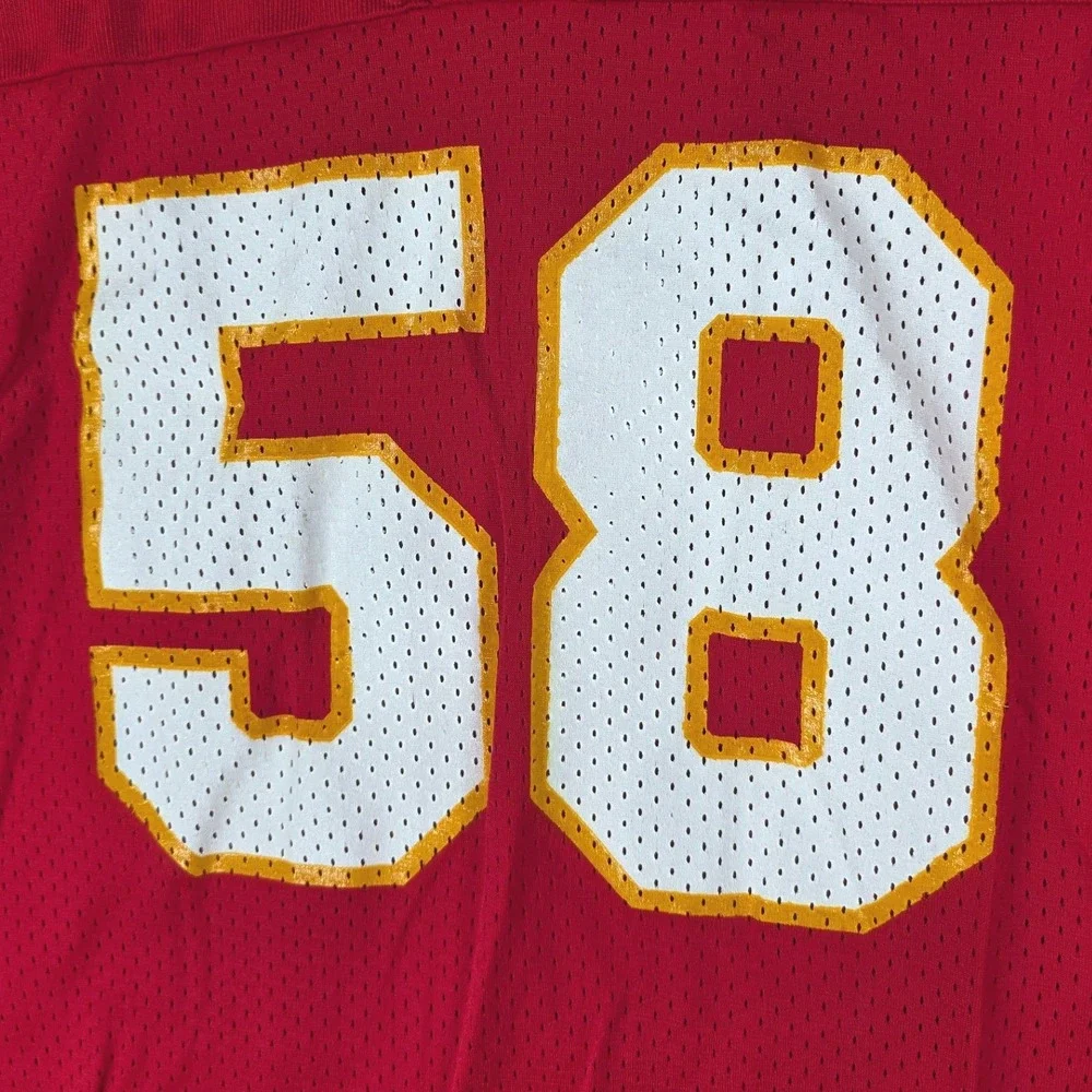 Vintage‎ Champion Derrick Thomas Kansas City Chiefs Jersey Kids Medium 10-12 Red